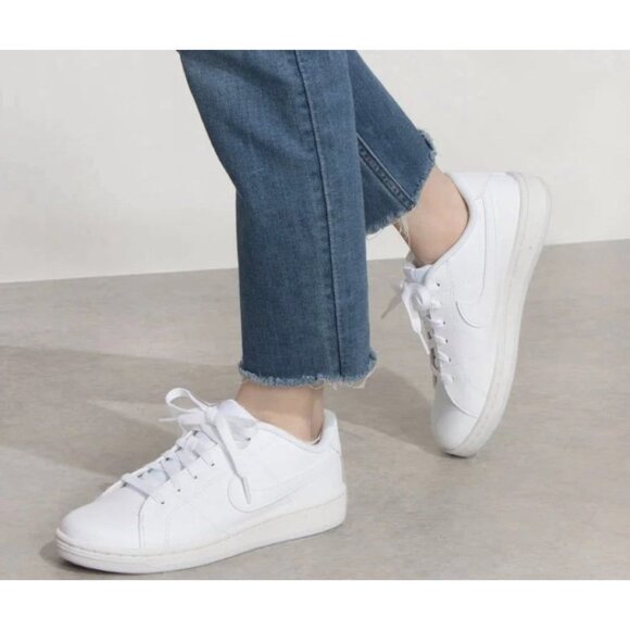 8 Women's Nike Court Royal 2 Next Nature 'Triple White' DH3159-100 - Picture 1 of 9